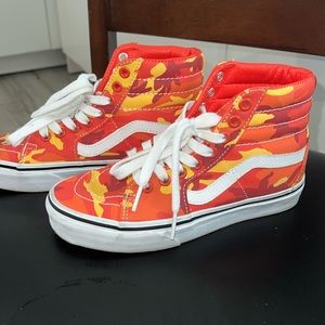 Vans - Orange Camo Sneakers